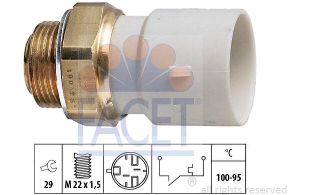 Radiator Fan Facet 7.5019 Temperature Switch